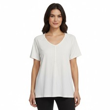 Laurie Felt Womens Ivory Cotton Bamboo Rayon ...