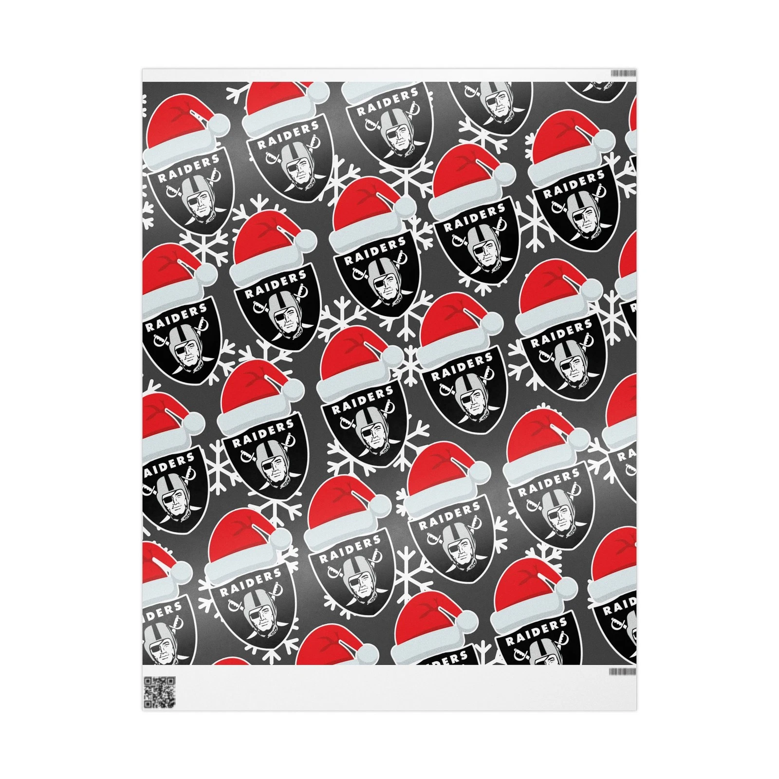 football Las Vegas Raiders Wrapping Paper Christmas Gift Wrap Football Team