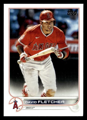 David Fletcher 2022 Topps #447 Los Angeles Angels Buy10get5FREE