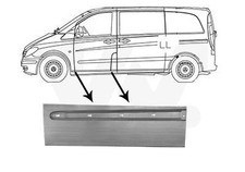 VAN WEZEL 3080171 Autot&uuml;r Reparaturblech &auml;usserer Teil unterer Teil vorne Links