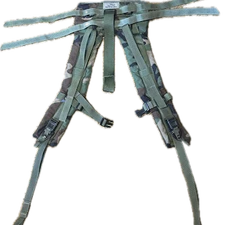 Authentic US Army MOLLE II Large Rucksack Shoulder Straps - Woodland Camo - SDS