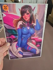 Artist Alley Comics #1 Stunning Cover! D.Va From Overwatch 🔥