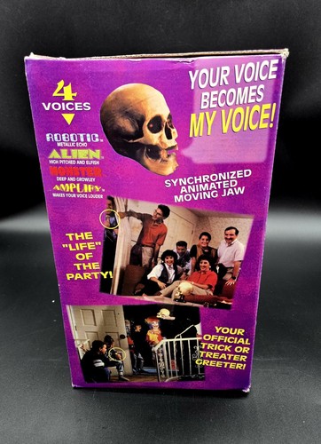 Interactive Talking Thru Boris Skull With Voice Synthesizer VTG 1998 HALLOWEEN - Picture 4 of 8