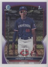 2023 Bowman Chrome Prospects Purple Refractor /250 Hendry Chivilli #BCP-236 17iv