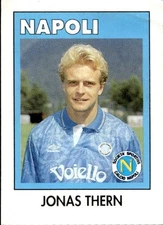 1993 Euroflash Football Figure # 209 Jonas Thern Naples