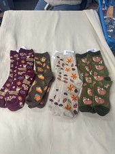 Women s Printed Crew Socks Seven Pack