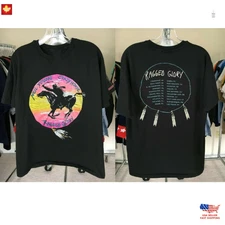 Neil Young Crazy Horse Ragged Glory 1991 Tour Black T-Shirt Unisex Size S-5XL