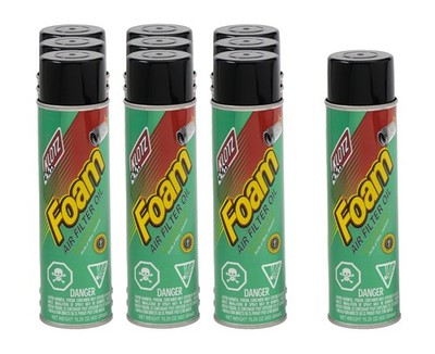Klotz Synthetic Lubricants Foam Filter Oil Aerosol 15.25 oz Set of 10