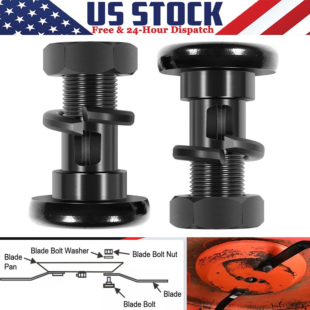 Rotary Cutter Blade Bolt W/ Nuts & Lock Washers for Bush Hog Rotary Cutter Blade