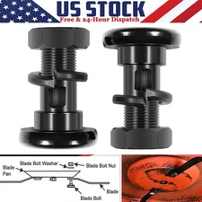 Rotary Cutter Blade Bolt W/ Nuts & Lock Washers for Bush Hog Rotary Cutter Blade