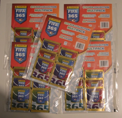 Panini FIFA 365 2026 Sticker Collection: 5x Multipacks (total: 30 packets)