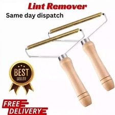 Portable Lint Remover Carpet Rake Scraper Dog Fur Fuzz Scraper Lint Roller Tool.