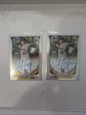 2014 Bowman Chrome  Robert Gsellman 2 Card Auto Lot 1st Chrome
