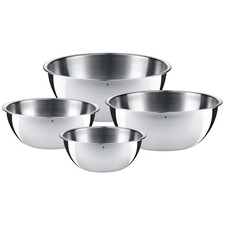 Gourmet Set de Bols 4 pièces, bols de cuisine en acier inoxydable 0,75 l