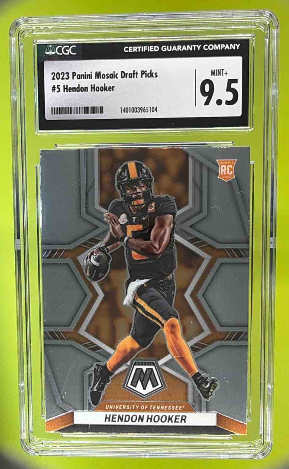 Hendon Hooker Panini Mosaic Draft Picks #5 Base