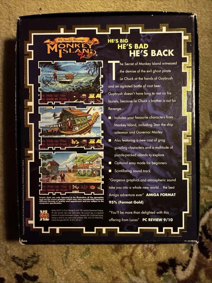 Monkey Island 2: LeChuck’s Revenge Kixx XL PC 3,5” Floppy Disk - W/ Disk Reader - Image 4 of 4