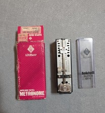 Vintage Wittner Taktell Super Mini 880 Metronome Black W Germany Box Manual
