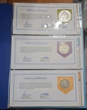 1973 1st day Cachets British Virgin Islands Silver Coins  ( S-Set.#14 )