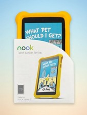 Nook Tablet 7'' Bumper For Kids Yellow Foam Flexible Impact Resistant Dr. Seuss
