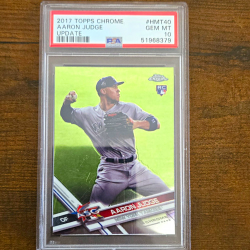 Topps 2017 Chrome Update Aaron Judge Yankees All-Star RC #HMT40 PSA 10