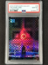 2024 Topps Star Wars Galaxy #28 The Dark Lord X-Fractor #/10 POP 1! PSA 10