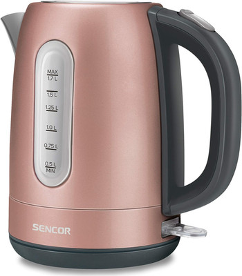 SWK1775RS 1.7L Stainless Steel Electric Kettle with Lid Safety Lock, Rose