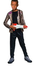 Star Wars The Force Awakens Finn Costume 8 9 10 Kids Medium Child's Deluxe NEW