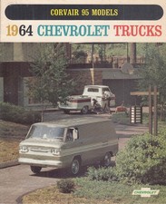 1964 Chevrolet Corvair 95 Models Van Truck Sales Literature Brochure Dealership 1964 Chevrolet Corvair 95 Models Van Truck Sales Literature Brochure Dealership