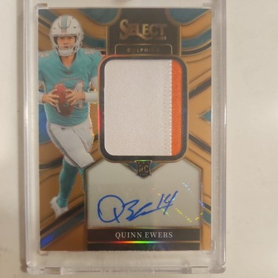 Quinn Ewers 2025 Panini Select - Bronze RPA 3 Color Patch /49