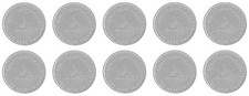 United Arab Emirates - UAE 1 Dirham, 2014 (AH1435), KM #6.2a, Mint X 10 PCS