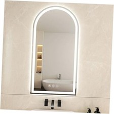 Arched LED Bathroom Mirrors with Lights 24"x48" LED Mirror for 48"L x 24"W