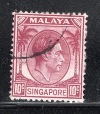 MALAYA SINGAPORE ASIA STAMPS USED LOT  875BU