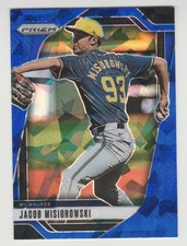 2025 Panini Prizm JACOB MISIOROWSKI BLUE ICE *Brewers* SP Blue Ice *MINT*