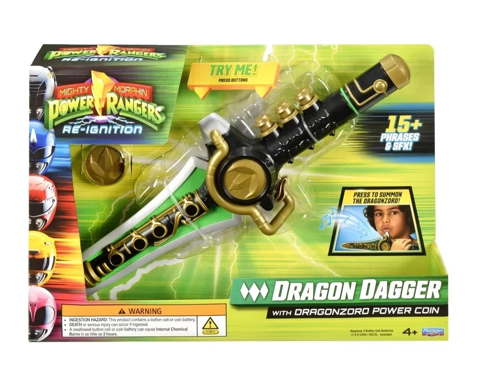 Mighty Morphin Power Rangers Re-Ignition Dragon Dagger Nuevo 2025 Reignition Foto 3 de 4