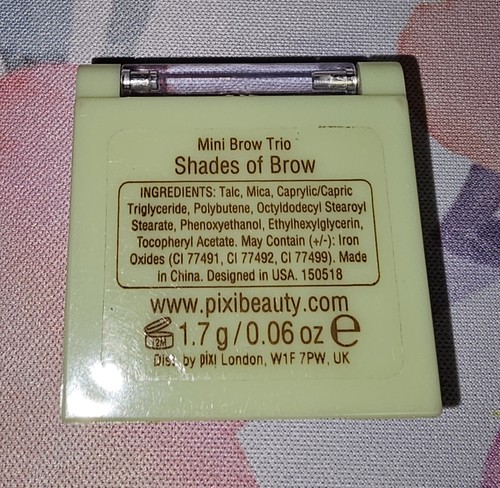 RARE Pixi by Petra Shades of Brow - Mini Brow Trio .06oz/1.7g - New - Picture 2 of 2