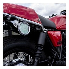 SUPPORT VIGNETTE ASSURANCE CHROME MOTO Harley SCRAMBLER CAFE RACER SOLEX VESPA