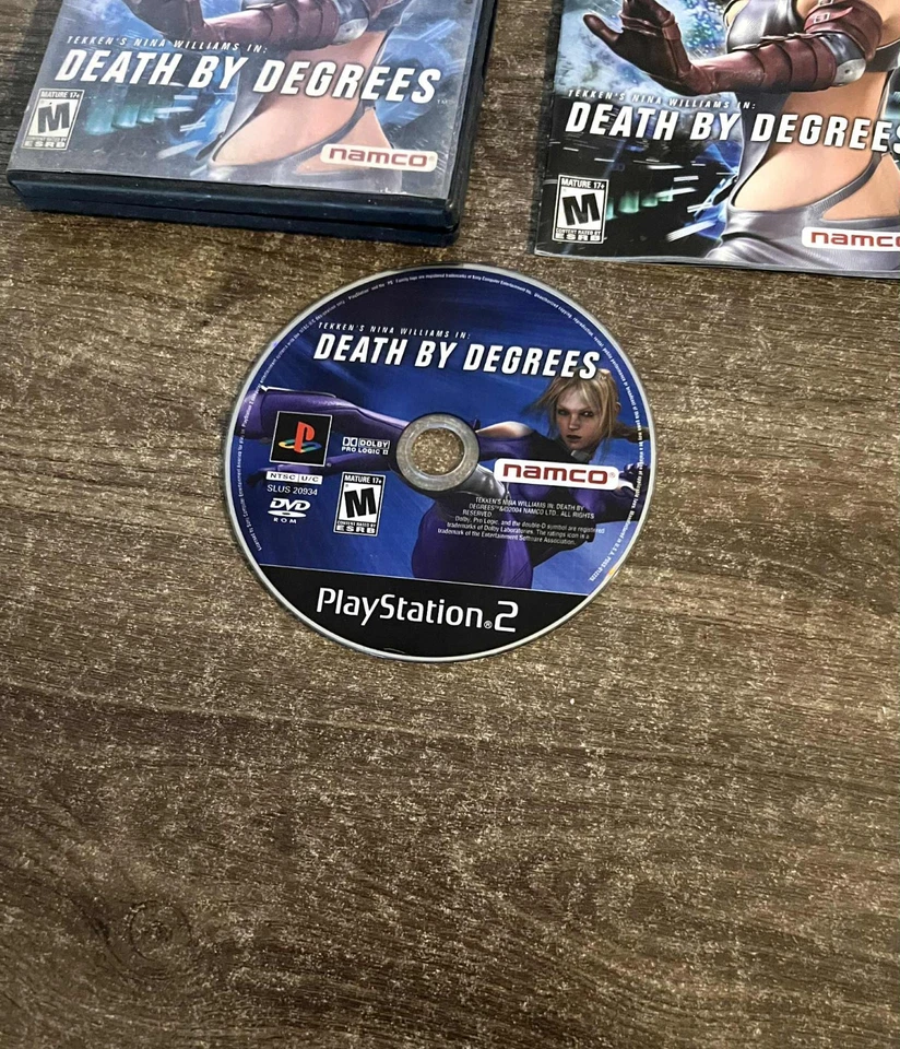 Death by Degrees (Sony PlayStation 2, 2005) ¡COMPLETO! ¡Probado y funcionando! Foto 3 de 4