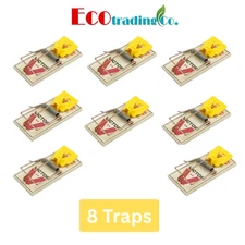 Victor Easy Set Wood/Plastic Mouse Trap 8-Count