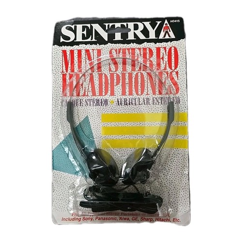 Old School Vintage Headphones New In Package From The 1980s