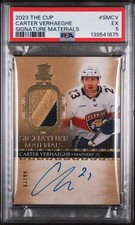 2023-24 Upper Deck The Cup Signature Materials Carter Verhaeghe Auto /99