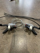 Shimano Silver 8 Speed MTB Bike  Gear Trigger Levers Shifters