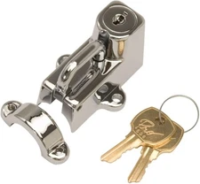 MOTION PRO 11-0005  7/8" BAR MOUNTED CHROME HELMET LOCK