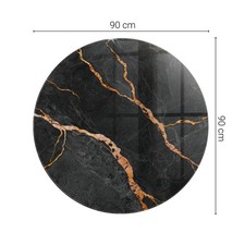 Glass Table Top Protector Topper Replacement Kitchen Marble Pattern With Veins