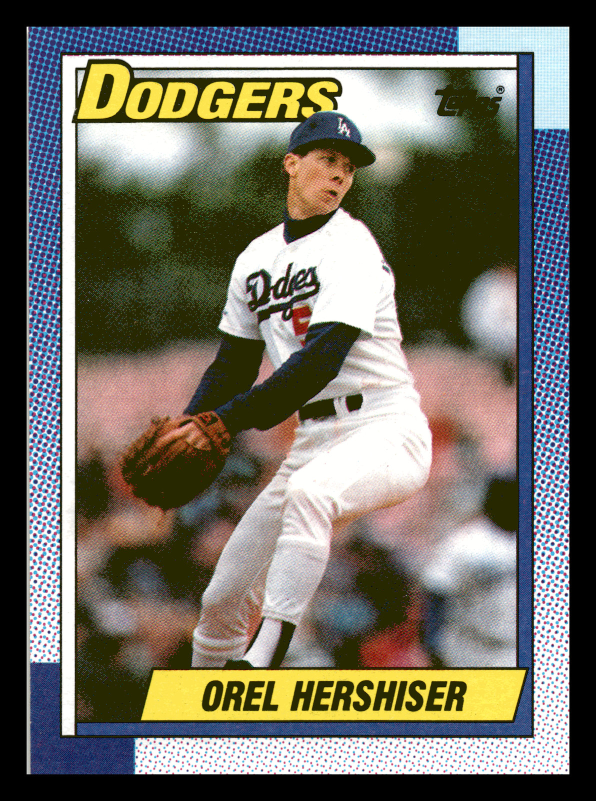 1990 Topps Orel Hershiser  Los Angeles Dodgers #780 NM-MINT Baseball Card