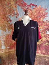 Citigroup Hong Kong Sevens blue Canterbury Rugby Shirt. UK men's size Large