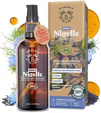 Huile de Romarin Bio Cheveux et Barbe, Pousse et Anti-Chute, 100% Naturelle