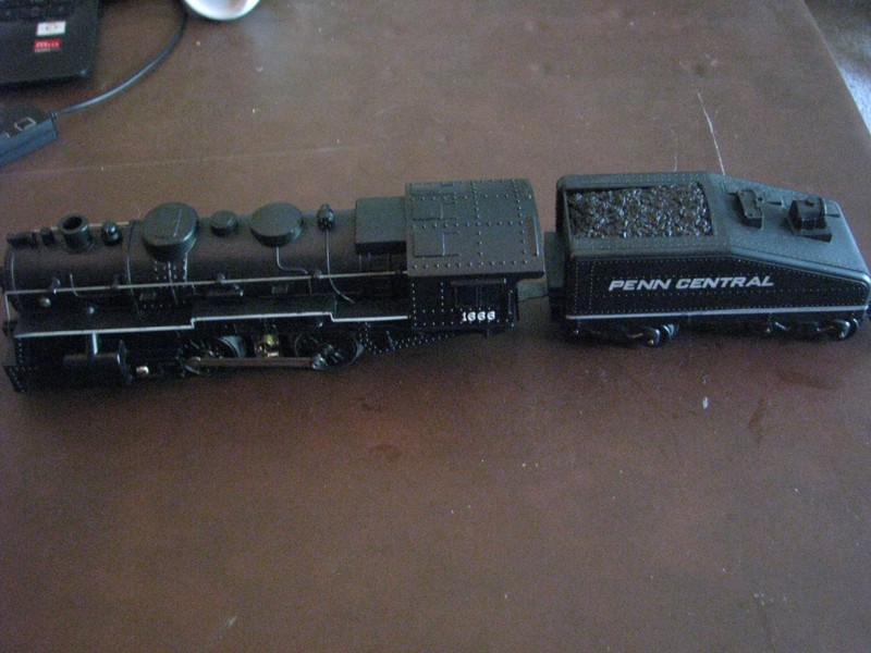 Vintage Marx 1666 O Scale 2-4-2 Locomotive And Penn Central Tender A4 TESTED