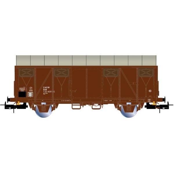 Rivarossi HR6697 H0 Gedeckter GüTerwagen Gs, Dr, Ep. Iv H0 + Neu-image