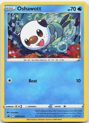 Oshawott SWSH222 Cosmo Holo Promo Sword & Shield Black Star Promos