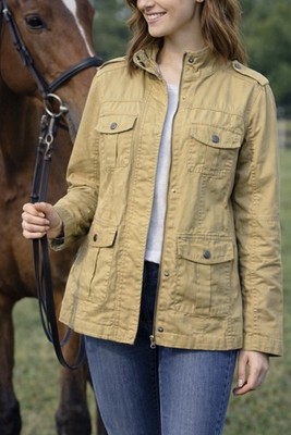 Thread + Supply Utility Jacket L Large Khaki Brown Stretch Cotton Washable
